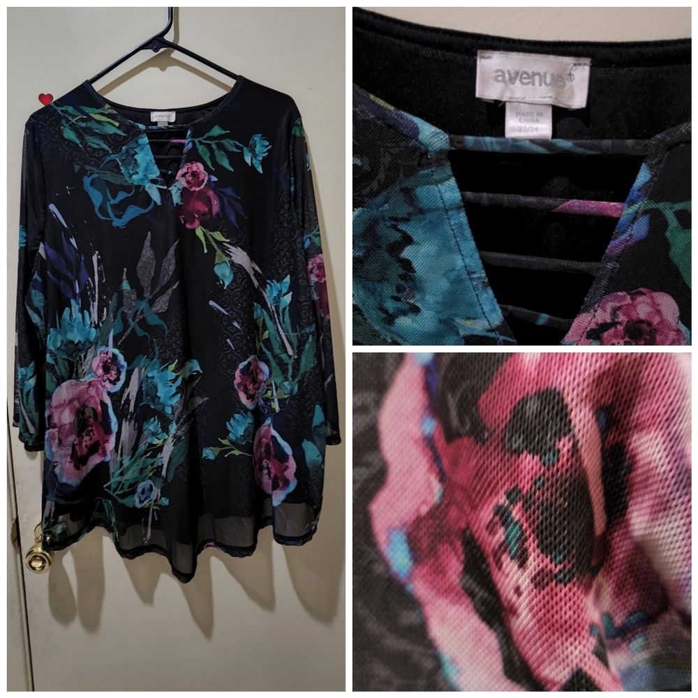Avenue plus size blouse 2x